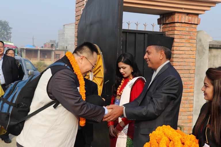 Lumbini Buddhist University ceremony or official meeting archive 2020