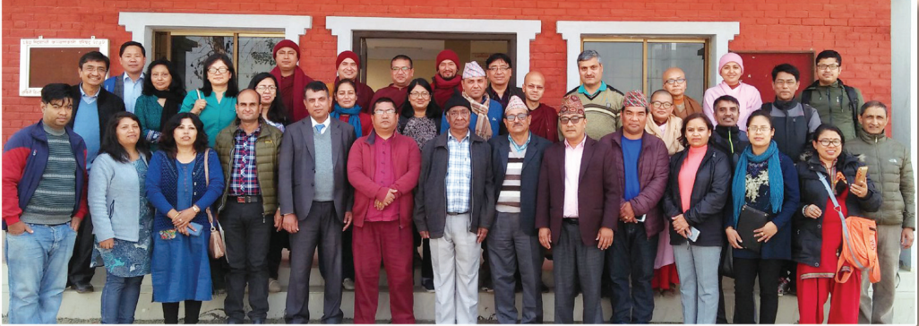 Three-day conference or workshop at Lumbini Buddhist University Nepal
