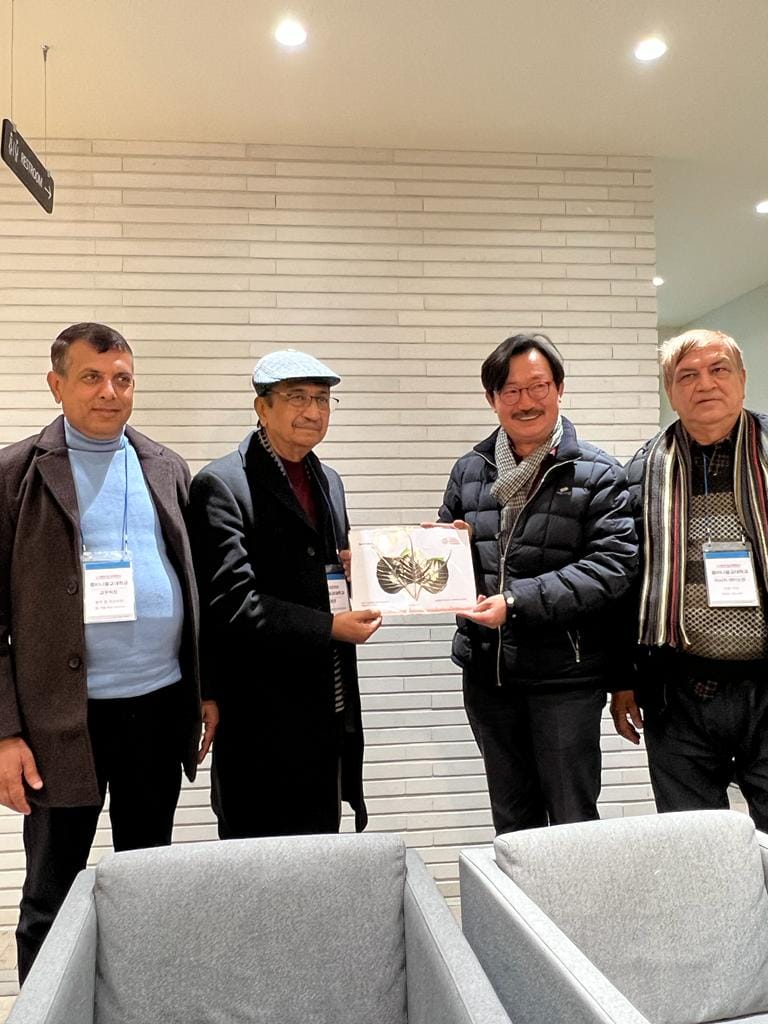 Academic delegation from Lumbini Buddhist University at Nepal Embassy Seoul 2024