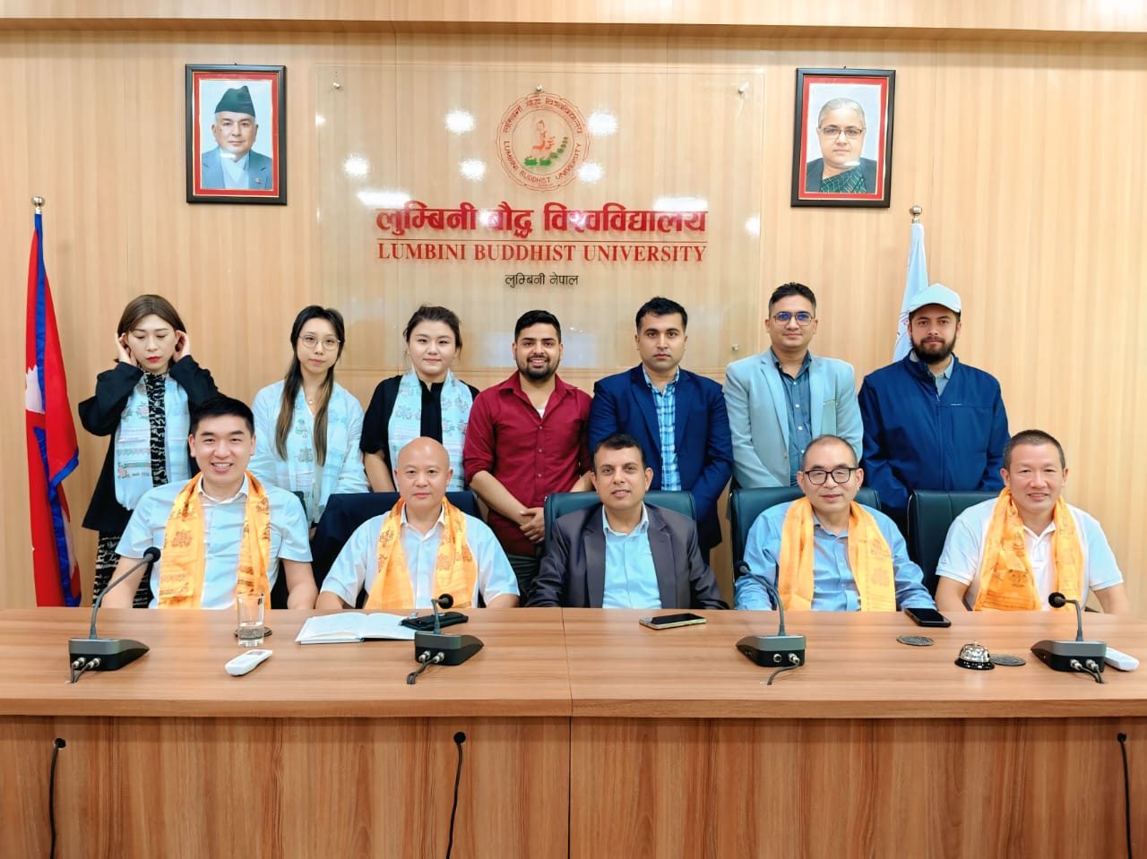 Tilak Ram Acharya and Lumbini Buddhist University