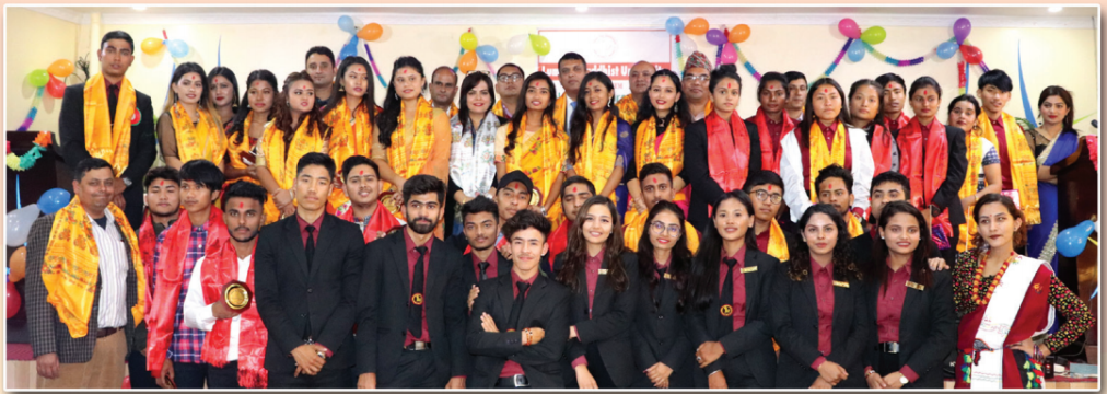 Lumbini Buddhist University BTTM programme graduates convocation group photo Nepal