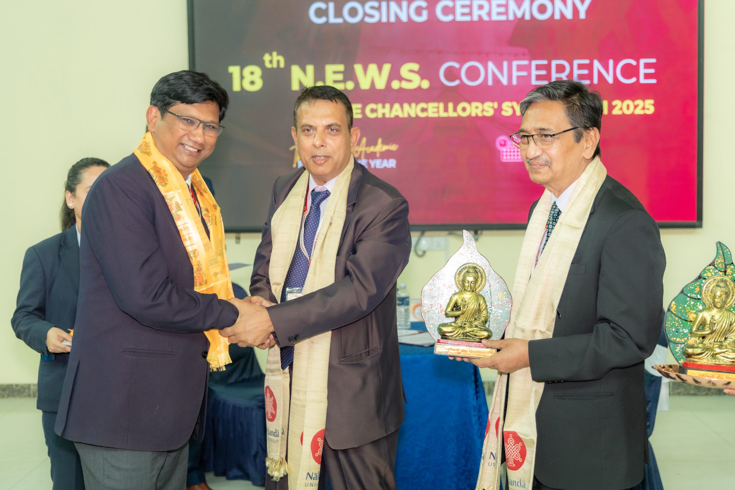 International academic conference with Nalanda University at Lumbini Buddhist University Nepal