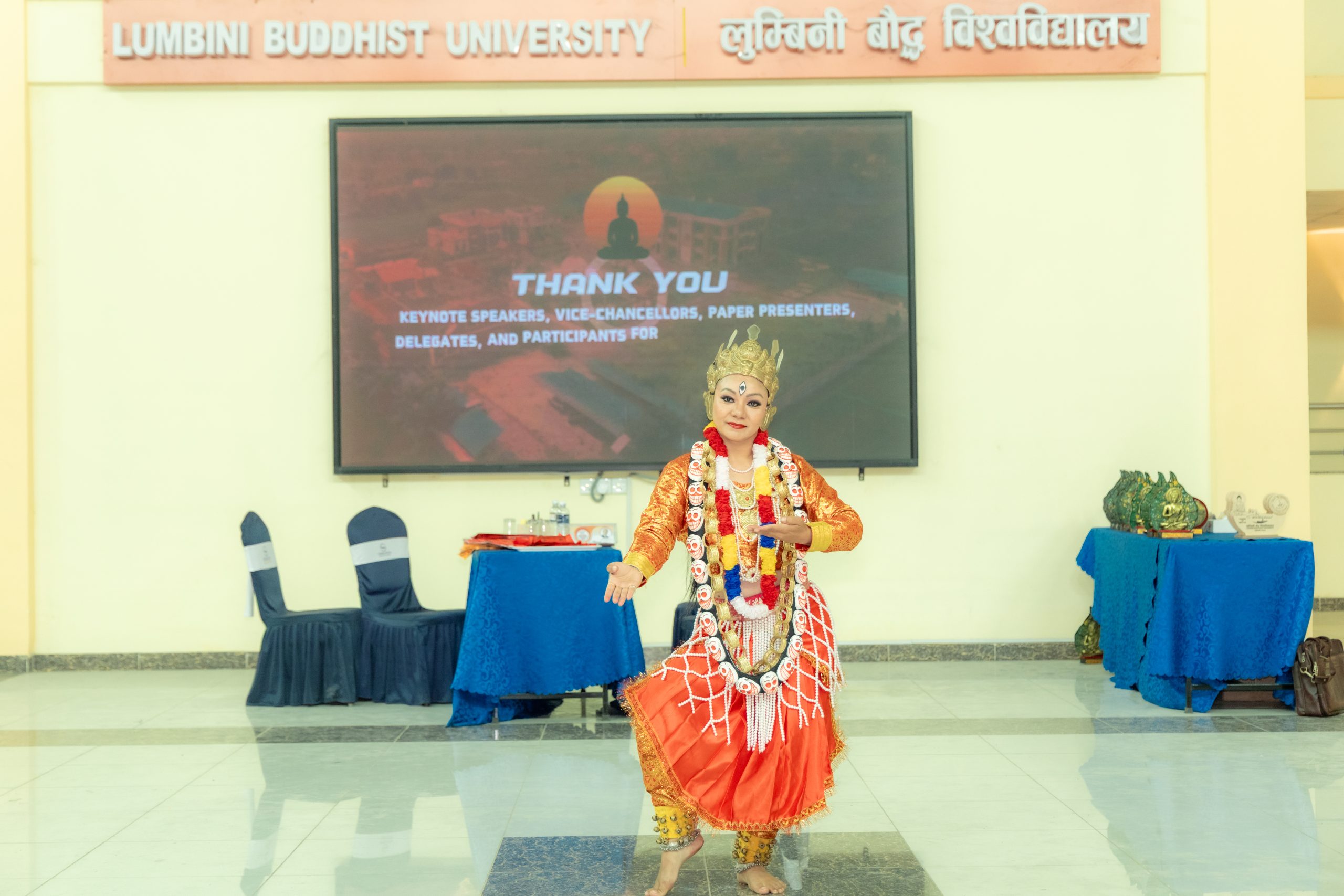 Official ceremony at Lumbini Buddhist University academic conference Nepal 2025
