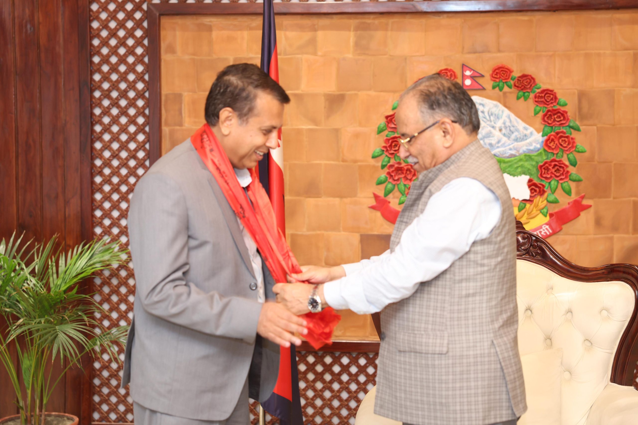 Official ceremony at Lumbini Buddhist University June 14 2024