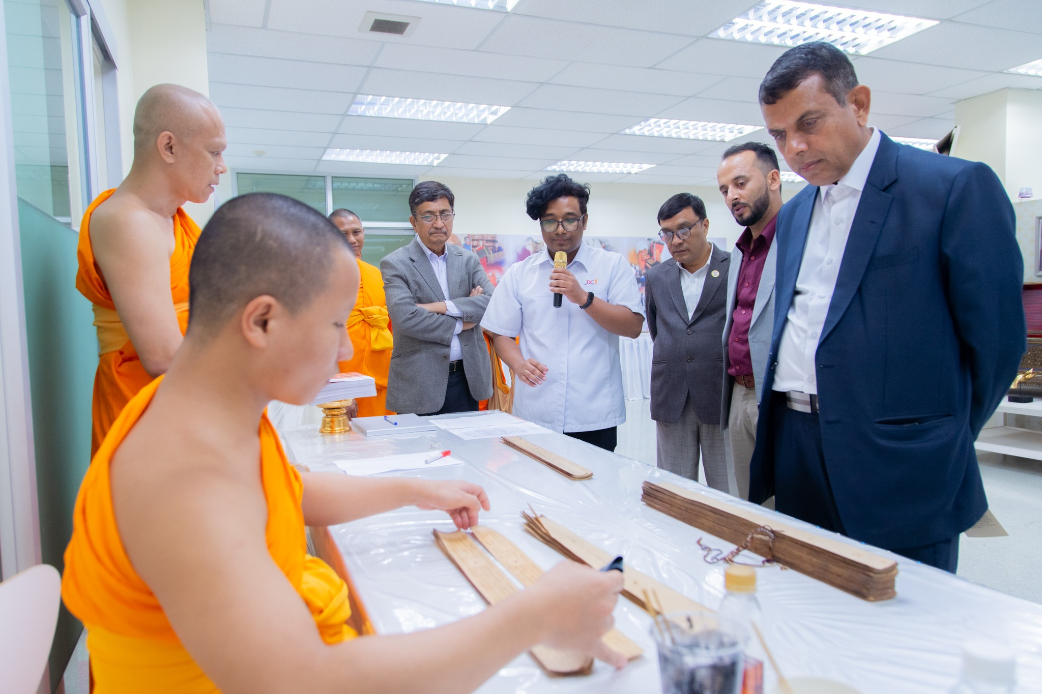 Official event or ceremony at Lumbini Buddhist University archive image Nepal