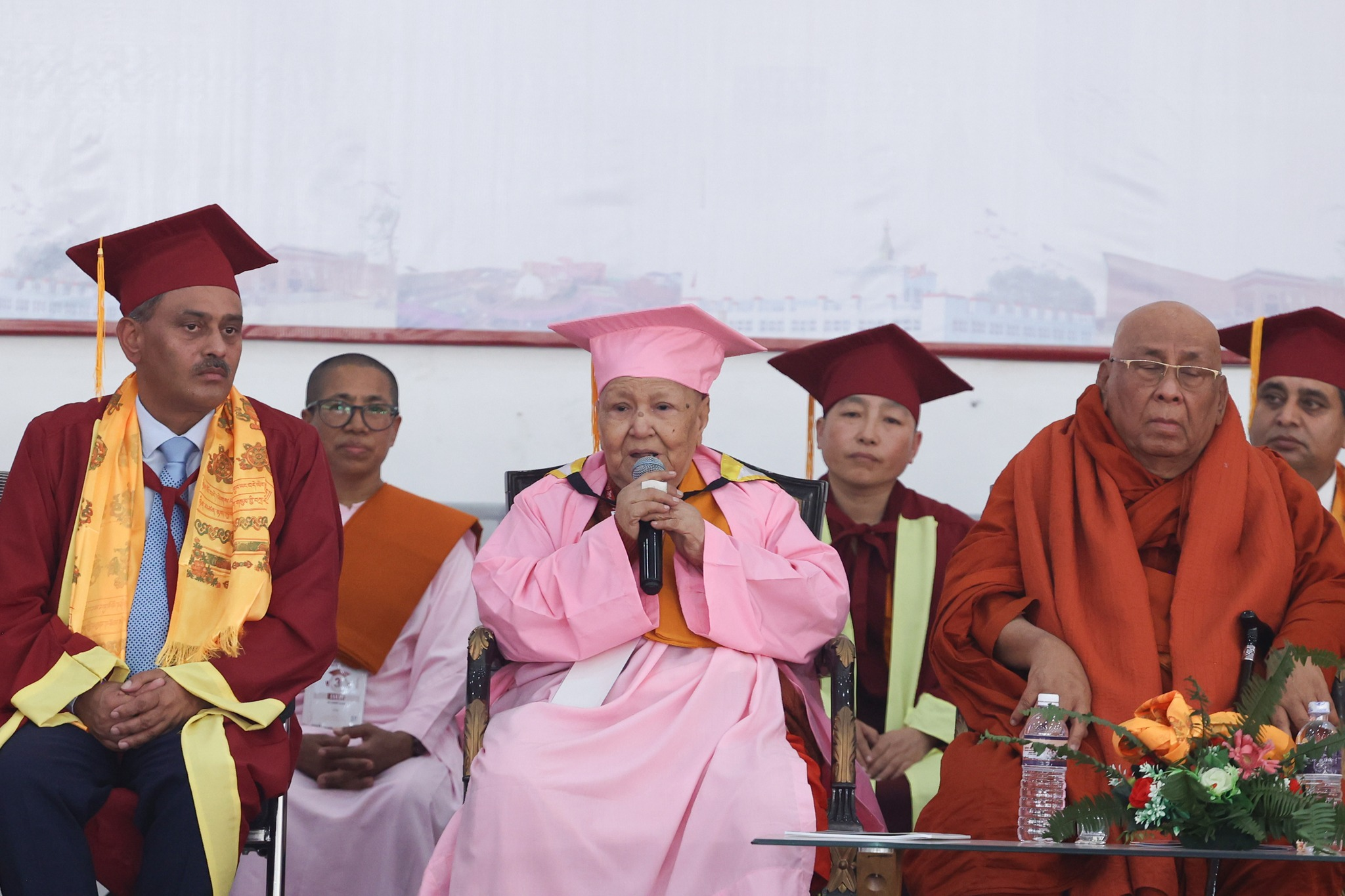 Lumbini Buddhist University academic event archive photograph Nepal