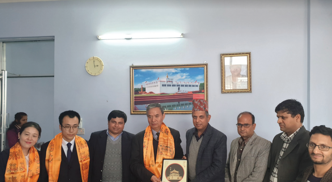 MOU signing ceremony Lumbini Buddhist University international academic agreement Nepal