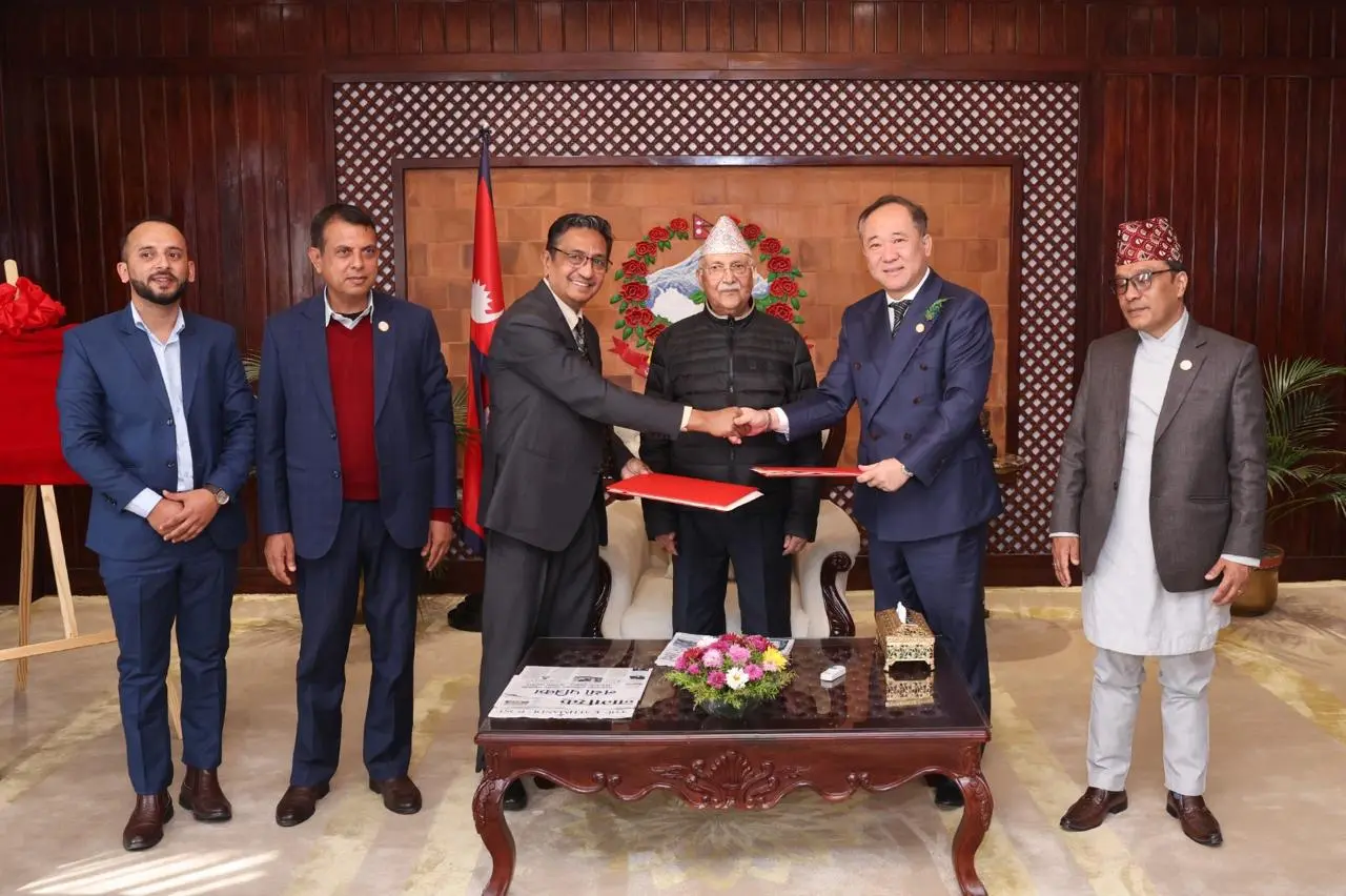 MOU signing event Lumbini Buddhist University academic institutional collaboration Nepal
